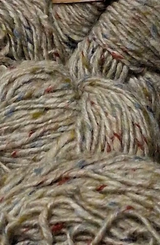 Vintage Reynolds Tipperary Tweed Yarn 5 Skeins 100% Wool Ireland Gray 517 image 2