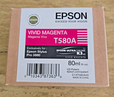 Epson T580A Vivid Magenta Cartridge for Stylus Pro 3880 Exp. 02/2017