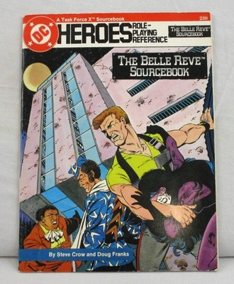 DC Heroes THE BELLE REVE SOURCEBOOK RPG Reference Task Force X Mayfair 1988