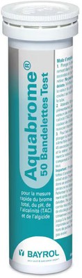 Bayrol Aquabrome Quicktest pH-Brom-Alkalinität-Desalgin Wasserqualität 50 Tests