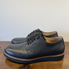 Samuel Hubbard Highlander Plain Toe Derby Pbld Leather Shoes Men 11 Black Vibram