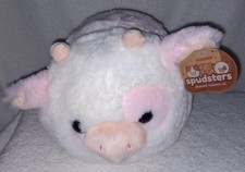 Aurora Spudsters Moonique the Strawberry Cow Plush 10" NWT Tired Tater Tot