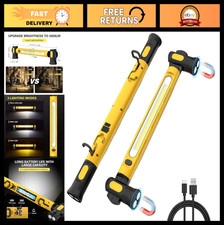 Magnetic LED Work Light Bar - 6000mAh, 3000LM, Rechargeable, 3 Color Modes, 360 