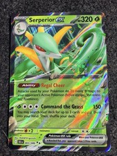 Pokémon TCG Black Bolt Serperior EX Double Rare Holo Card 003/086