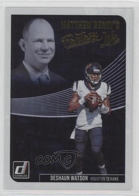 2018 Panini Donruss Matthew Berry's Fantasy Life Deshaun Watson #MBF4 0x1
