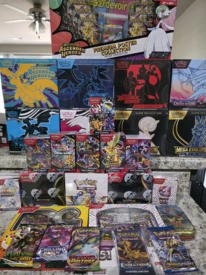 Pokemon Mys. Pack 7-8 Cards And 1-2 Sealed Packs Or Boxes *READ DESCRIPTION