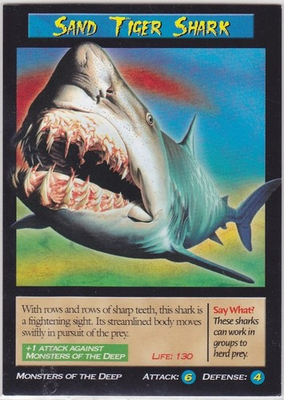 #ad Sand Tiger Shark Weird amp; Wild Creatures TCG Trading Card $3.49