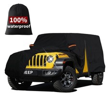 7 Layers Car Cover Custom Fit Jeep Wrangler 2 Door JK JL CJ YJ TJ Sahara 1987...