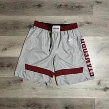 Nike Stanford Cardinals Authentic Basketball Game Worn Shorts Sz 38 Elite 