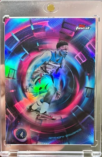 2025-26 Topps Finest Anthony Edwards Pulse Case Hit Holo Insert #P-2 SSP