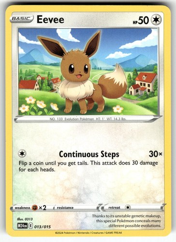 Eevee 013/015 McDonald's Promos 2024