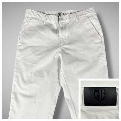 Graham Luxe Richmond Pants Men s 36x32 Bright White GL5013M Golf New W/ Tags