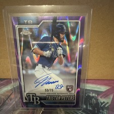 Tristan Peters Chrome 2026 Purple /75 Auto