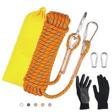 8mm Static Climbing Rope - Heavy Duty Climbing Rope for Rock Climbing, Tree C...