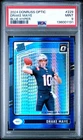 2024 DRAKE MAYE DONRUSS OPTIC BLUE HYPER #229 PSA 9 MINT PATRIOTS ROOKIE