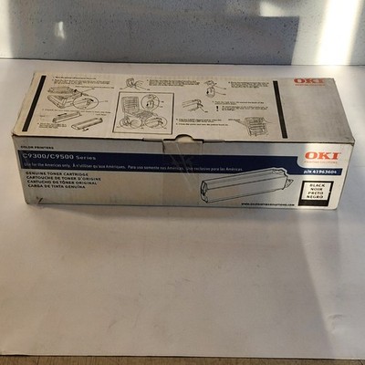 OKI 41963604 Black Toner Cartridge Genuine New Sealed Free Ship
