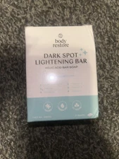 Body Restore Dark Spot Lightening Bar Soap (2 bar pack) Kojic Acid Peppermint !!