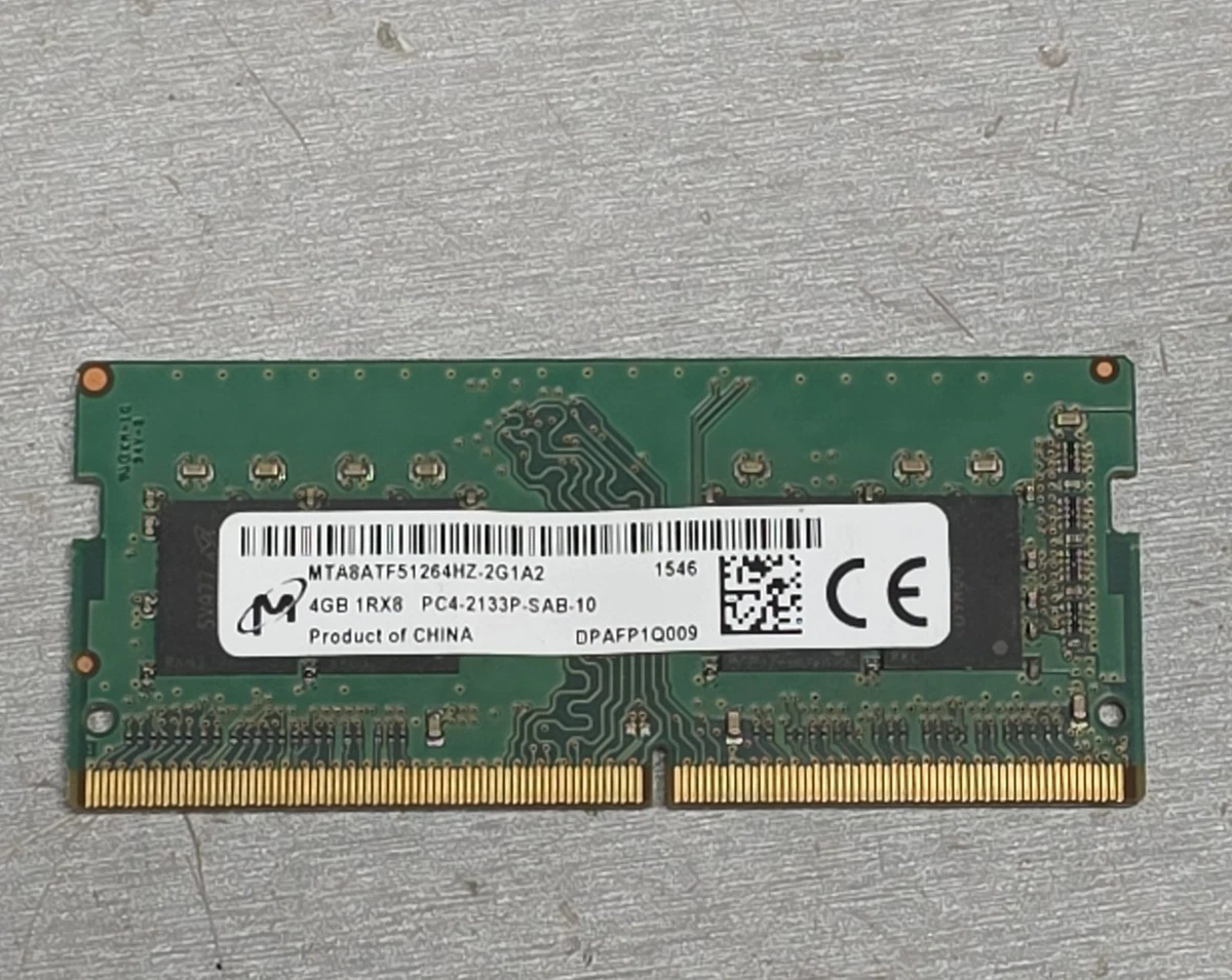 Micron DDR4 SDRAM 4 GB Total Capacity Memory (RAM) for sale | eBay