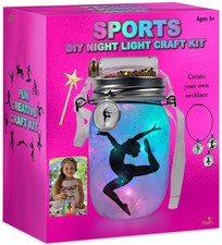 DIY Sports Night Light Gymnastics Gifts for Girls Age 3 4 5 6 7 8-12, Sports ...