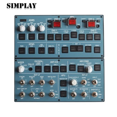 QMOVH-A Top+Bottom Panel Compatible with MSFS2020 2024/X-Plane 11 12