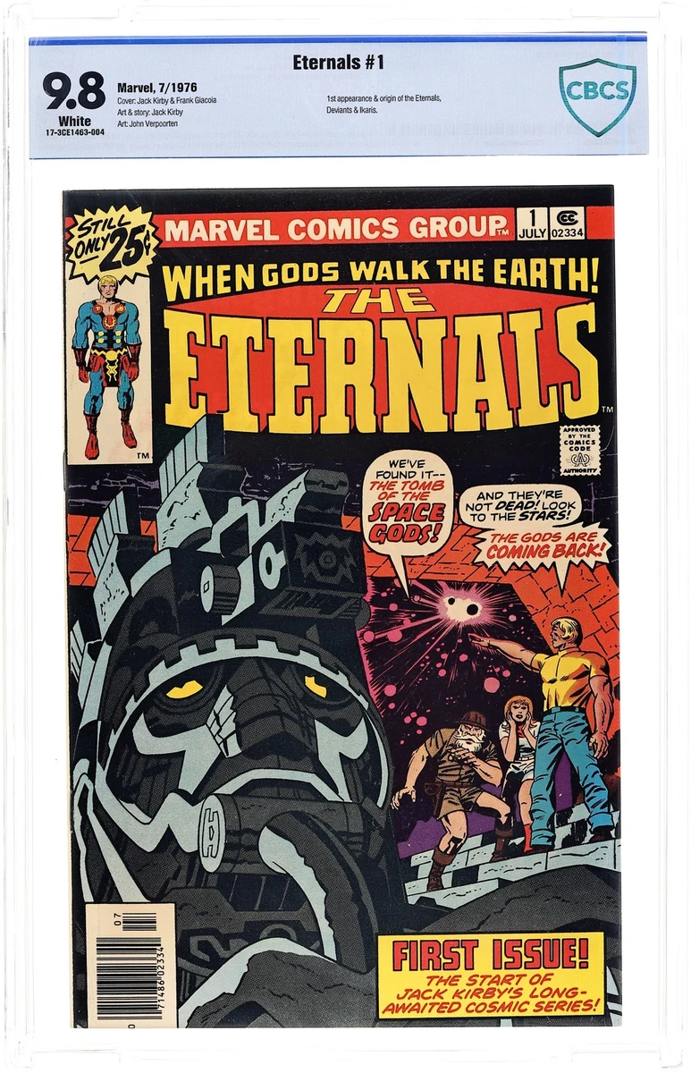 Eternals 9.8 Near Mint/Mint Comics, Graphic Novels & TPBs for sale