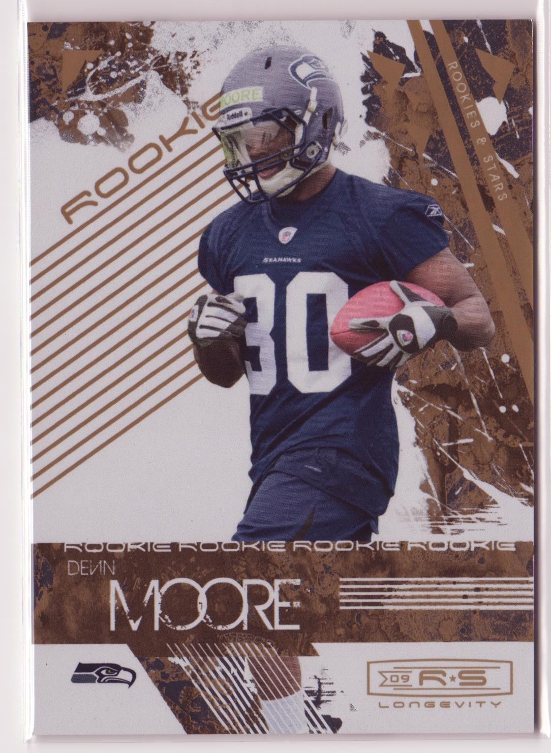 2009 Donruss Rookies & Stars Longevity Rookie  Devin Moore #146 /999 RC