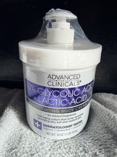 10% Glycolic Acid, Lactic Acid, Exfoliating Body Cream, 16 oz (454 g)