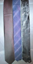 Calvin Klein Men's Ties Lot Of 3
