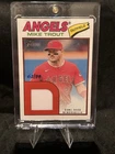2026 Topps Heritage Mike Trout Relic Card 62/77