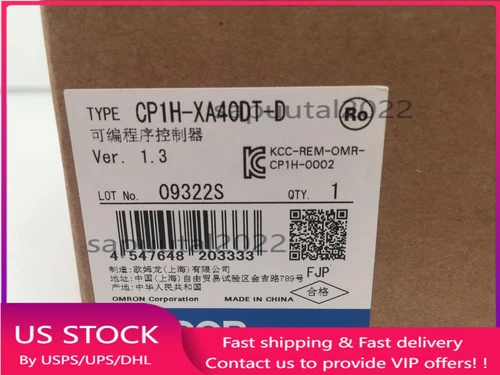 NEW Omron PLC CP1H-XA40DT-D In Box 1PCS CP1HXA40DTD