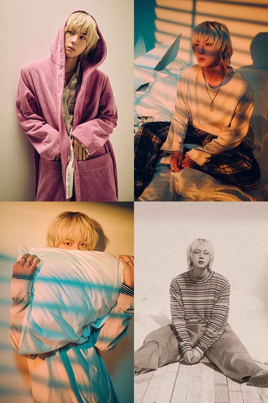BTS KIM SEOK JIN HAPPY 1st Solo Album CD+Photo Book+2 Poster+