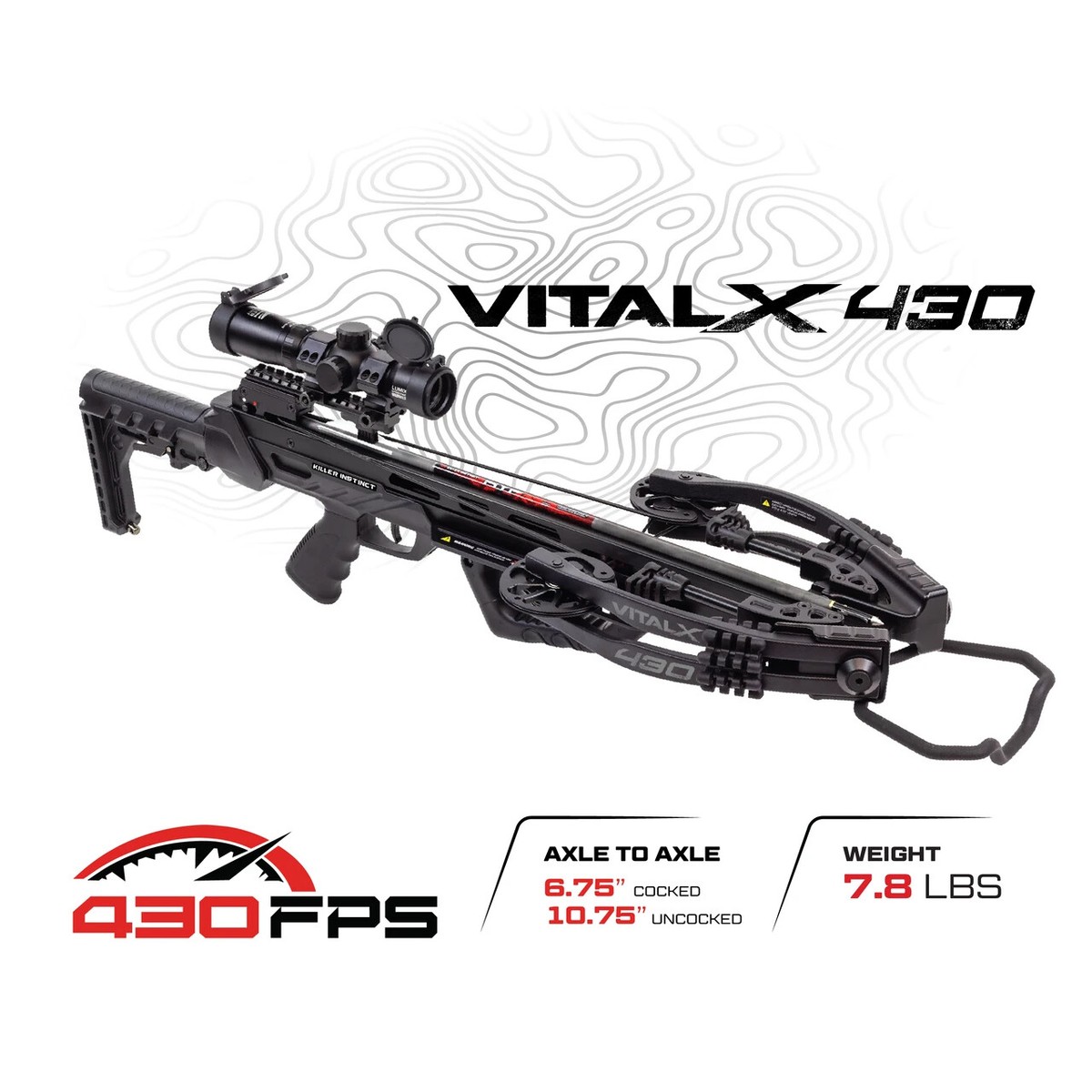 Killer Instinct Vital-X 430 Crossbow Kit 5040-E | eBay