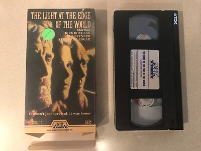 The Light at the Edge of the World (VHS, 1984, Media Full Flap) Kirk Douglas