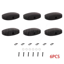6x Square Machine Head Buttons Suitable for Guitar Dtring Handles 25x8mm
