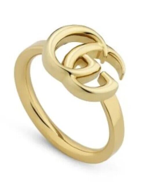 New Gucci Running G 18K Yellow Gold Size 6 Women's Ring New Gucci Running G 18K Yellow Gold Size 6 Women's Ring