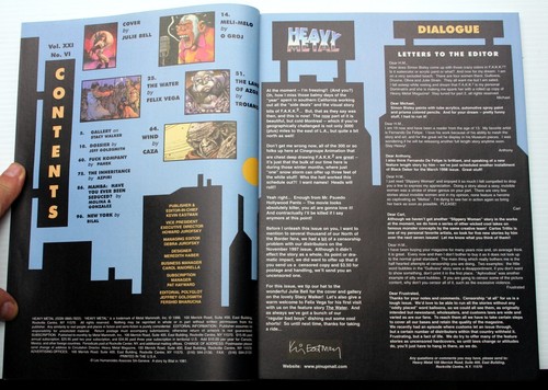 CHOICE vntg HEAVY METAL ILLUSTRATED FANTASY MAGAZINE 18+ graphic novel galleries - Foto 14 di 59
