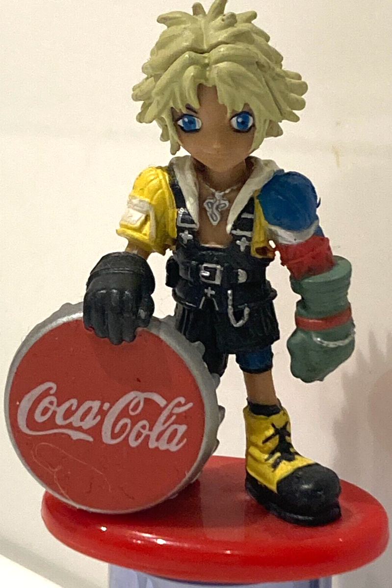 TIDUS Final Fantasy X FF10 coca cola bottle cap Figure square enix