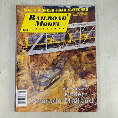 Railroad Model Craftsman Magazine May 1991 Alco's Pioneer Road Switcher