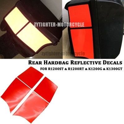 3M Reflective Black Decals For BMW R1200RT & K1200GT Hardbags (Saddlebag Safety Kit)