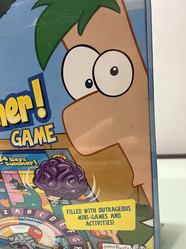 Disney Phineas And Ferb 104 Días de Verano Juego de Mesa Jakks Pacific 2010 Precintado) Foto 4 de 4