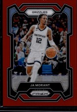 2023-24 Panini Prizm Basketball Ja Morant #96 Red /299