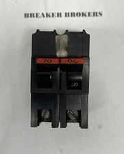 Federal Pacific FPE Stablok 2 Pole 70 Amp NA270 Circuit Breaker - SHIPS PRIORITY