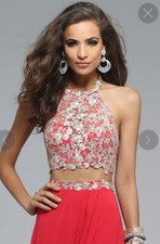 Guava Prom Dress by Faviana, Size 10-12