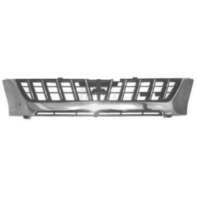 Kühlergrill Kühlergitter schwarz chrom für Mitsubishi L 200 K7_T