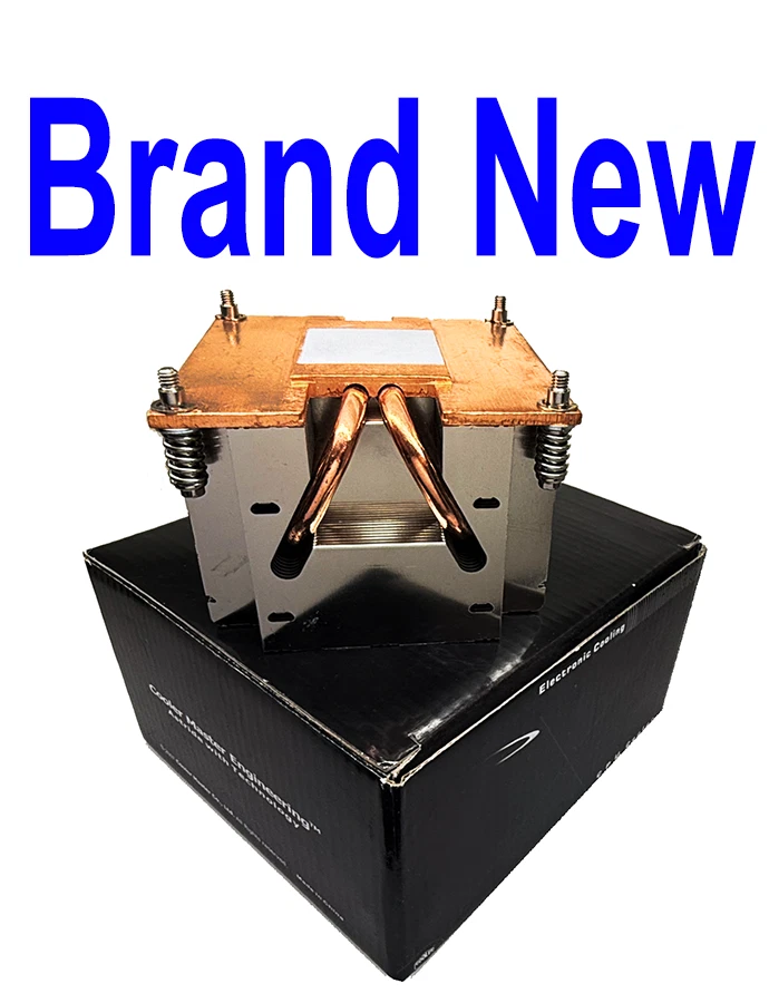 Cooler Master 2U LGA2011 Copper Pipe Copper Base Heatsink 130W (Square ILM) - Image 2 of 2