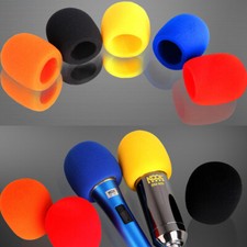 10 X Handheld Microphone Windscreen Foam Mic Cover Karaoke DJ Sales Colors