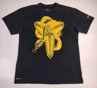 kobe bryant nike dri fit Black Mamba t-shirt Men's Size Medium 