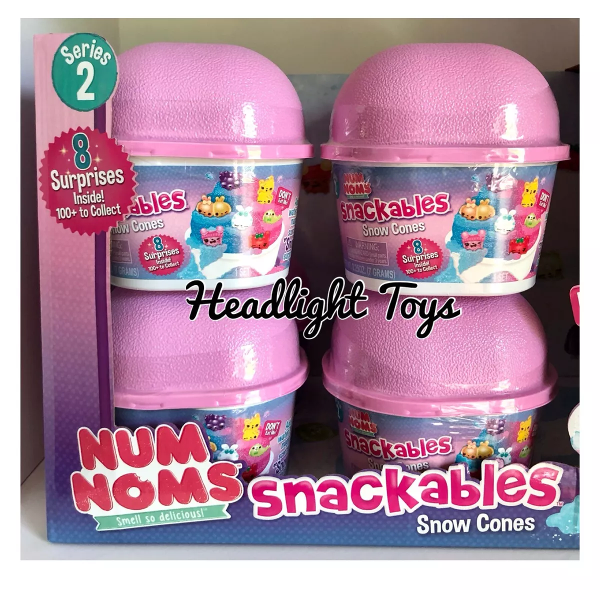 1 RARE New Num Noms Snackables Snow Cones Series 2 Surprise