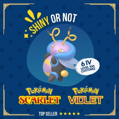 Volbeat Shiny or Non   6 IV Competitive Customizable Pokémon Scarlet Violet