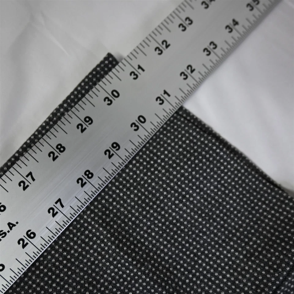 Pantalones de vestir rectos para mujer Banana Republic 8 grises con puntos de franela sexy Foto 4 de 4